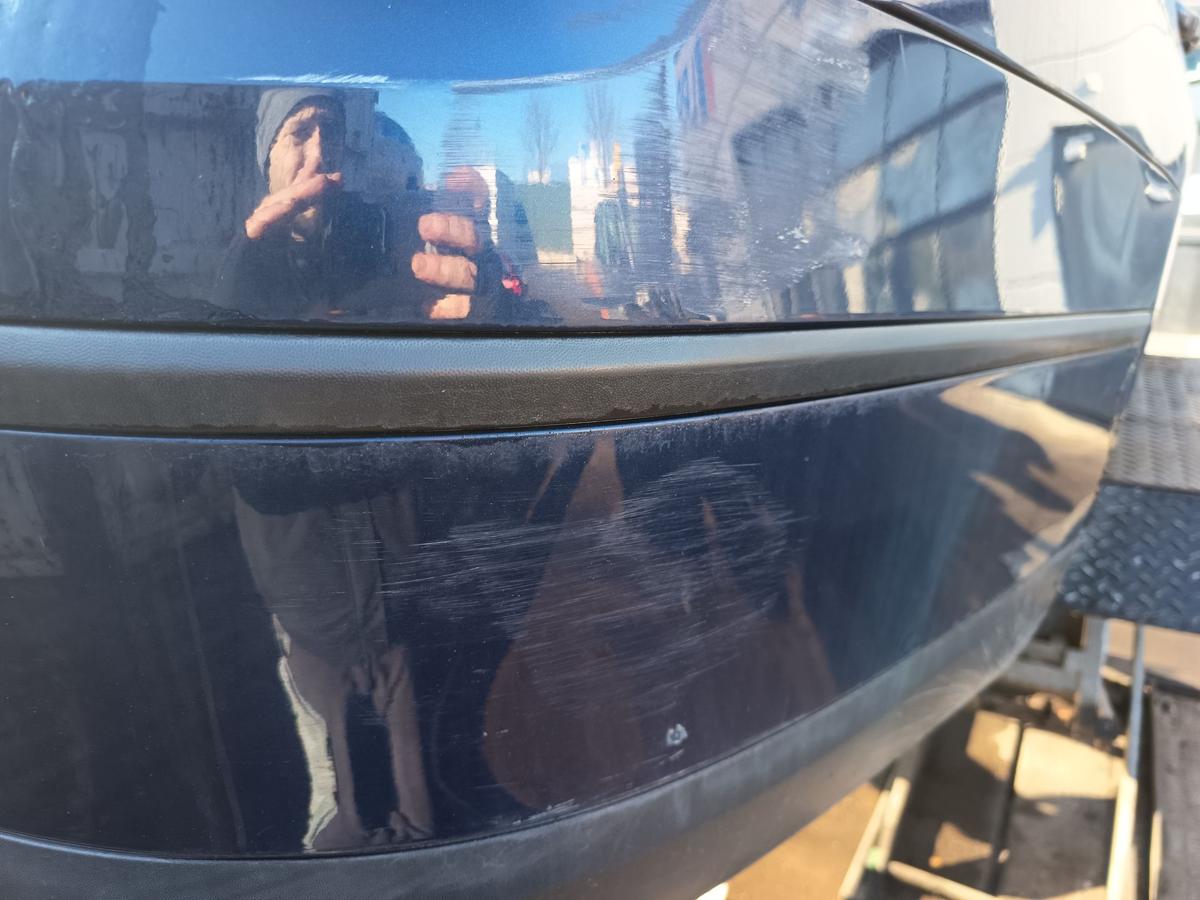 VW Passat 3C B6 original Sto&szlig;stange F&auml;nger hinten/Heck D5Q Shadow Blue Bj 2008