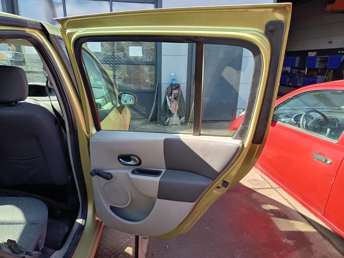 Renault Modus original T&uuml;r hinten rechts TED99 Gr&uuml;n Baujahr 2005