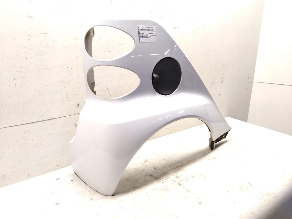 Smart Fortwo 451 original Sto&szlig;f&auml;ngerecke Kotfl&uuml;gel hinten rechts weiss BJ2009