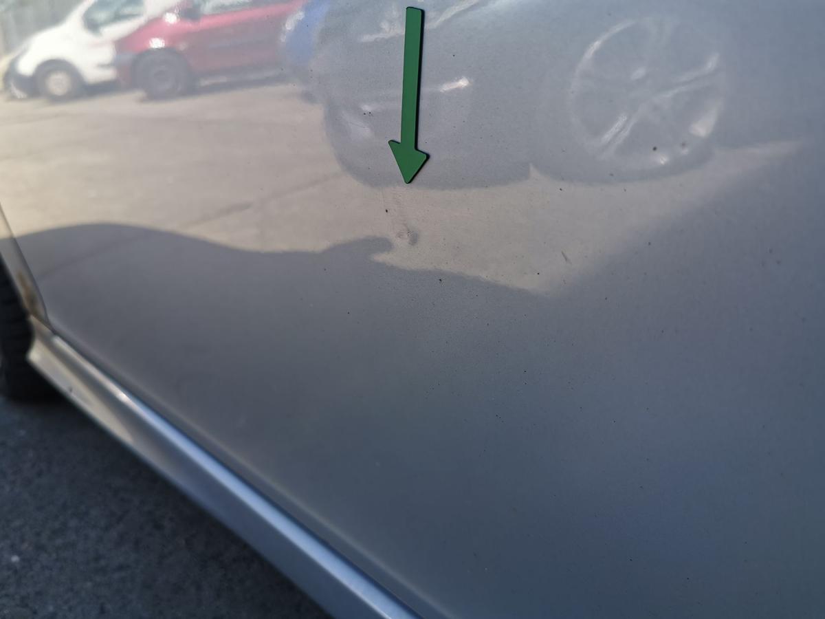 Saab 9-3 YS3 Kombi Fahrertür Tür Autotür vorn links 309 Kristallsilber Rohbautür