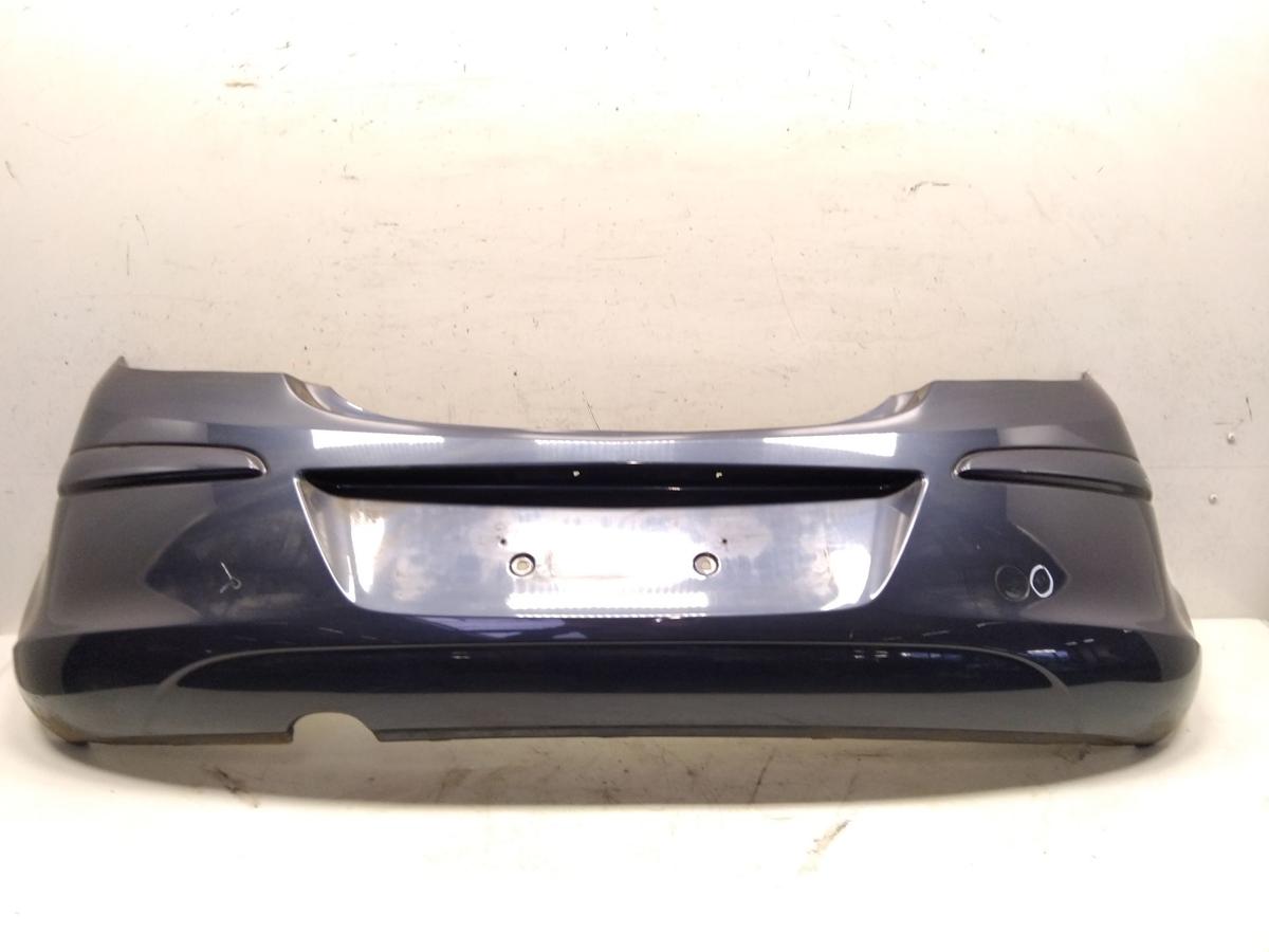 Opel Corsa D original Sto&szlig;f&auml;nger Sto&szlig;stange hinten 3-T&uuml;rer metroblau Z168 BJ2009