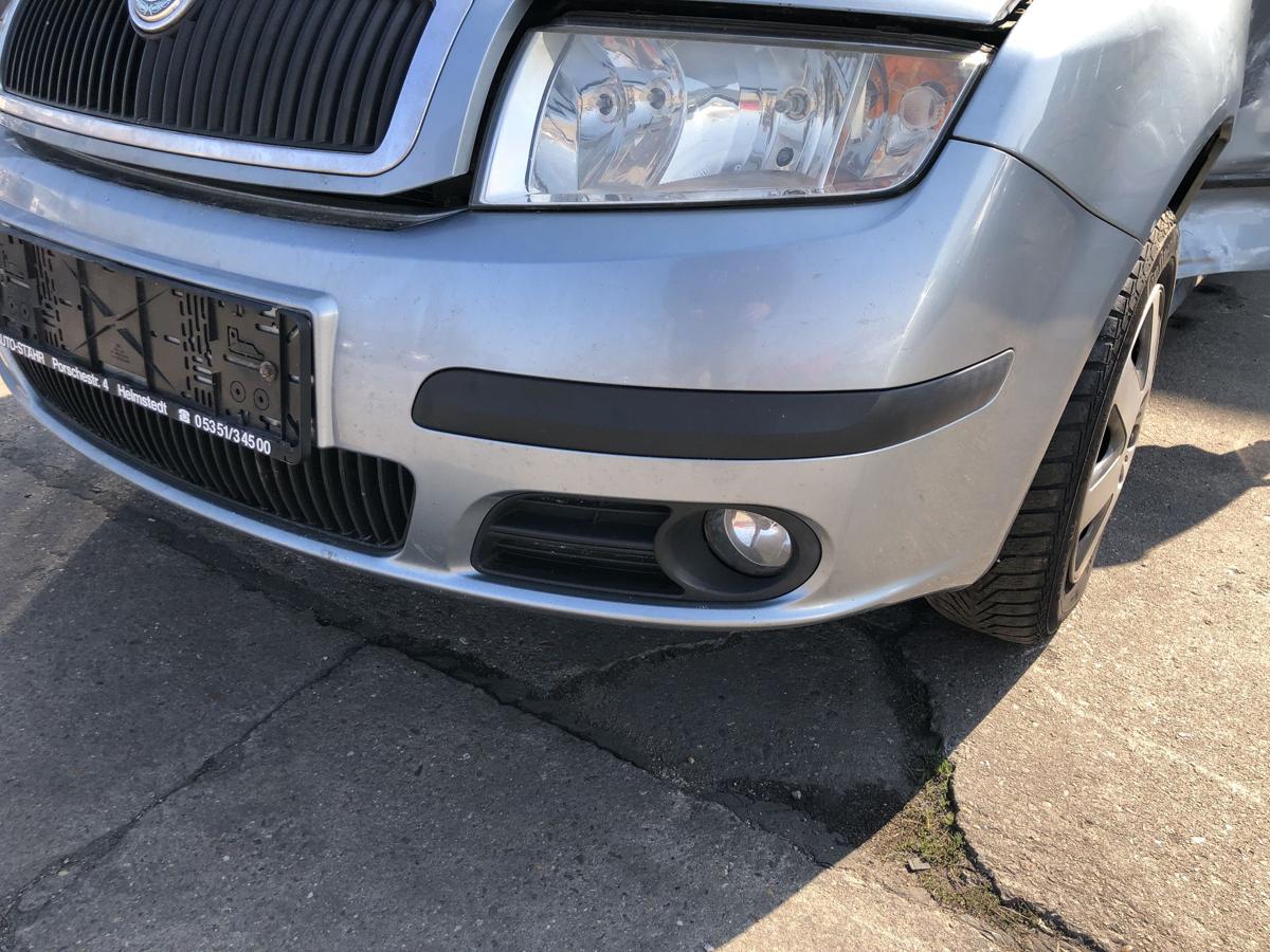 Skoda Fabia 6Y Sto&szlig;f&auml;nger vorn Frontsch&uuml;rze Facelift ab 04 Nebel LF7U Stone grey