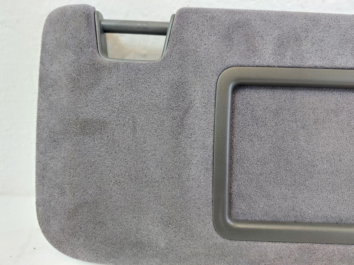 NIO ET7 Elektro Sonnenblende rechts Spiegel beleuchtet Alcantara Microfaser grau