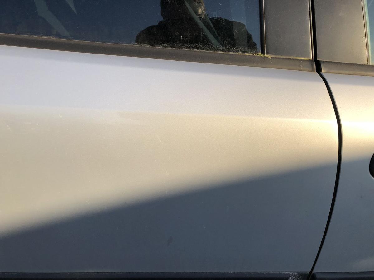 Saab 9-3 Typ YS3F T&uuml;r hinten rechts Autot&uuml;r Limo Fondt&uuml;r silber