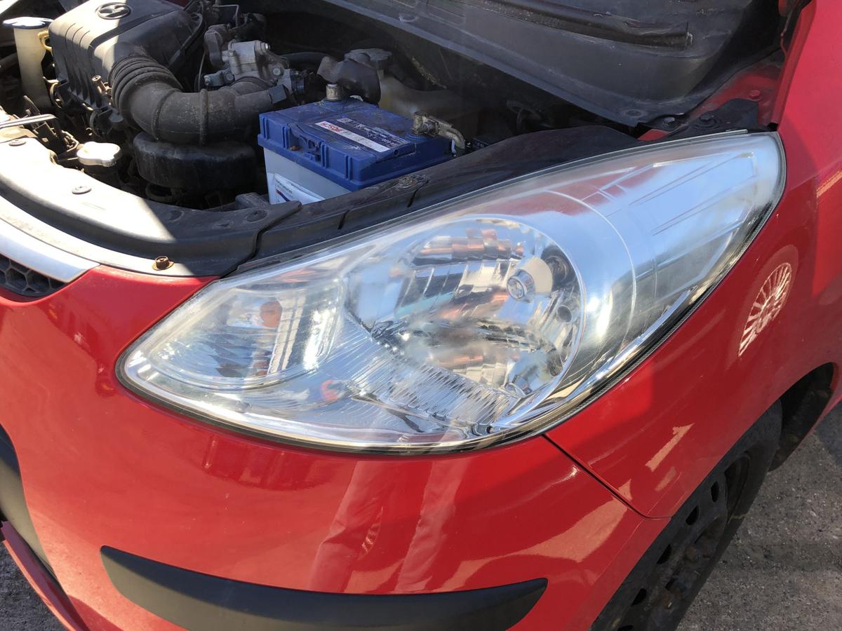 Hyundai i10 PA Scheinwerfer links Frontscheinwerfer Halogen Tr&uuml;bung