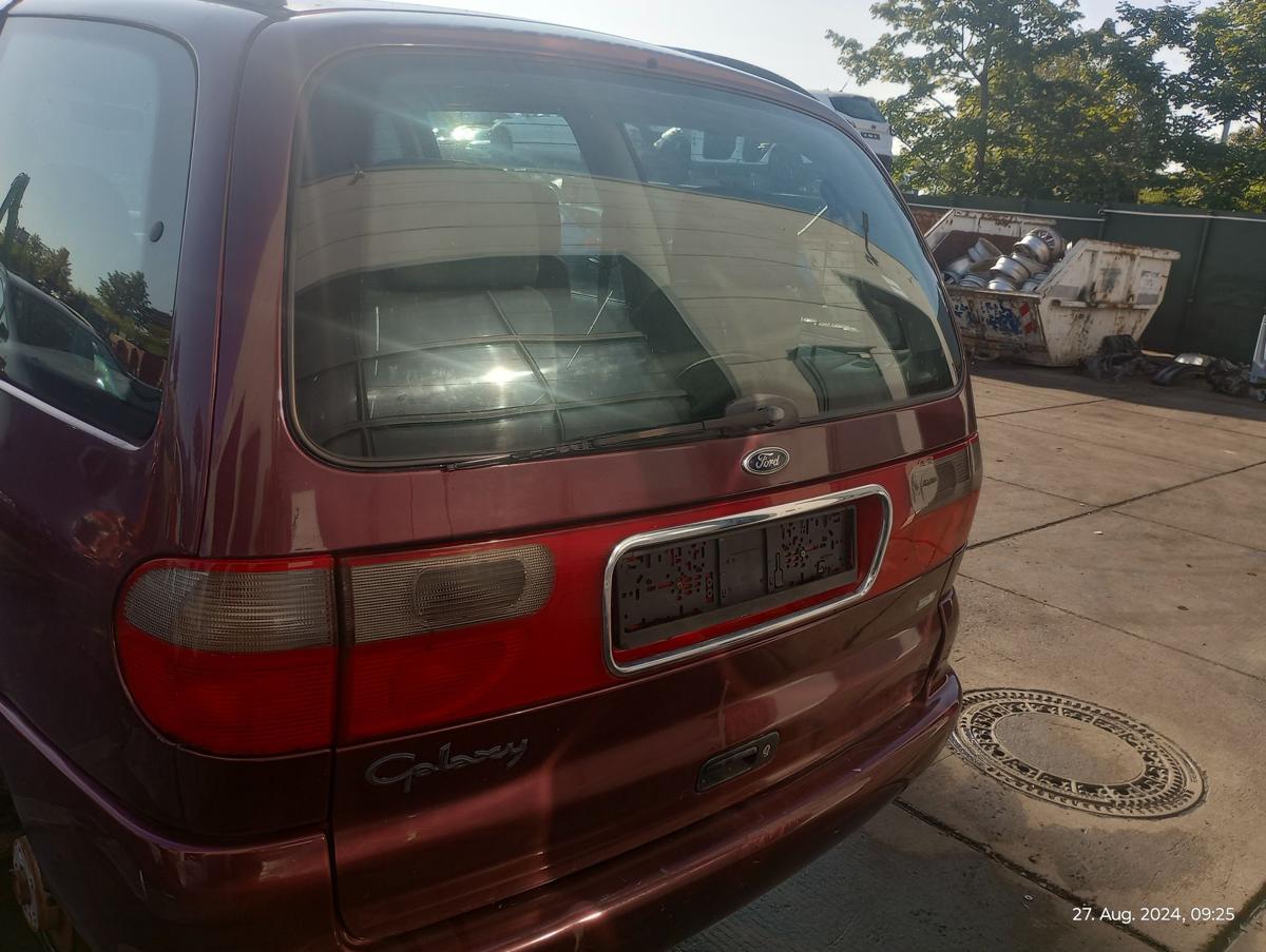 Ford Galaxy WGR orig Heckklappe mit Scheibe Kofferraum weinrot bis Bj 2000