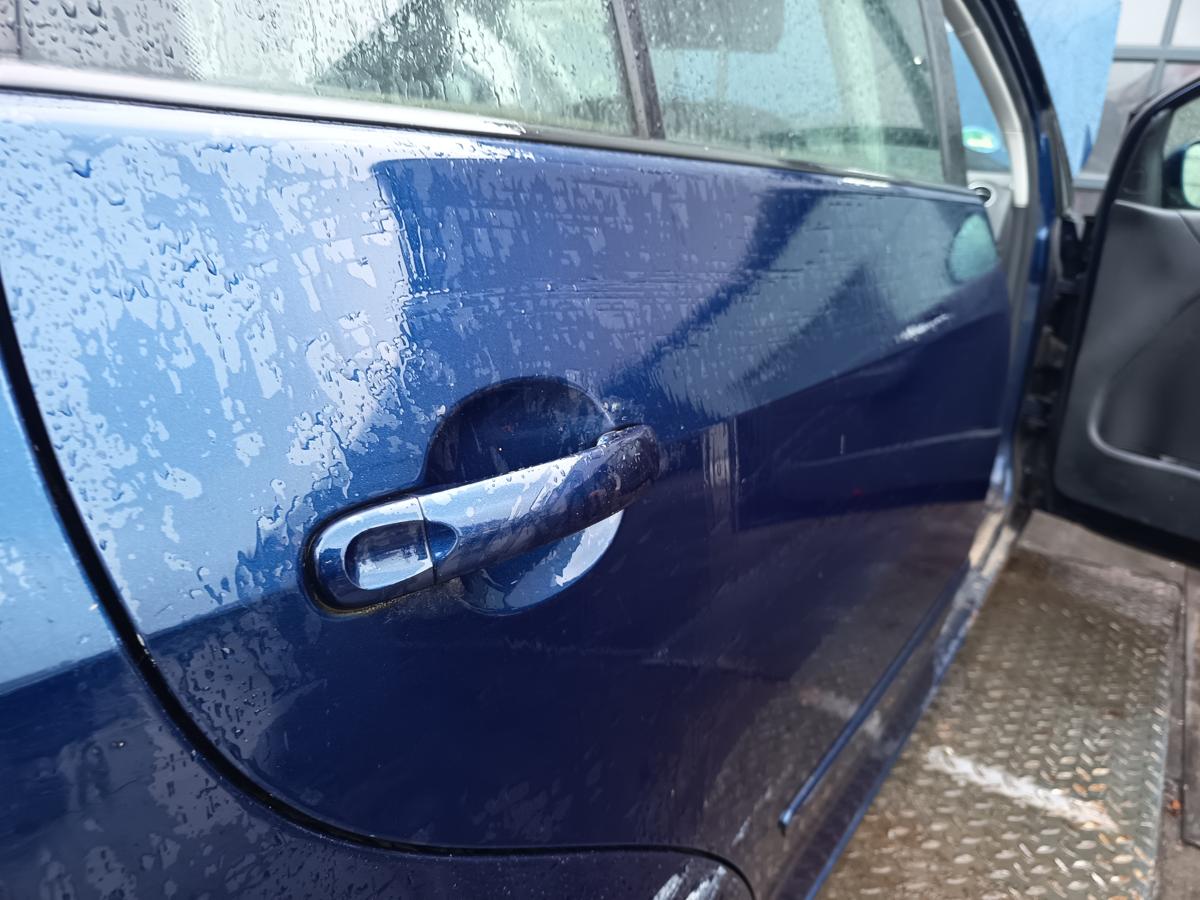 VW Golf Plus original T&uuml;r hinten rechts Fond D5Q Shadow Blue Bj 2009