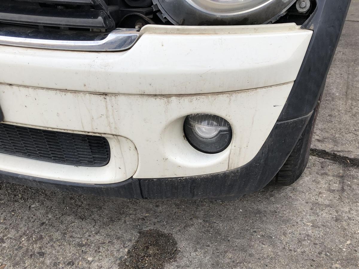 BMW Mini R56 Sto&szlig;f&auml;nger vorne Bumper Stossstange PEPPER WHITE Nebelscheinwerfer