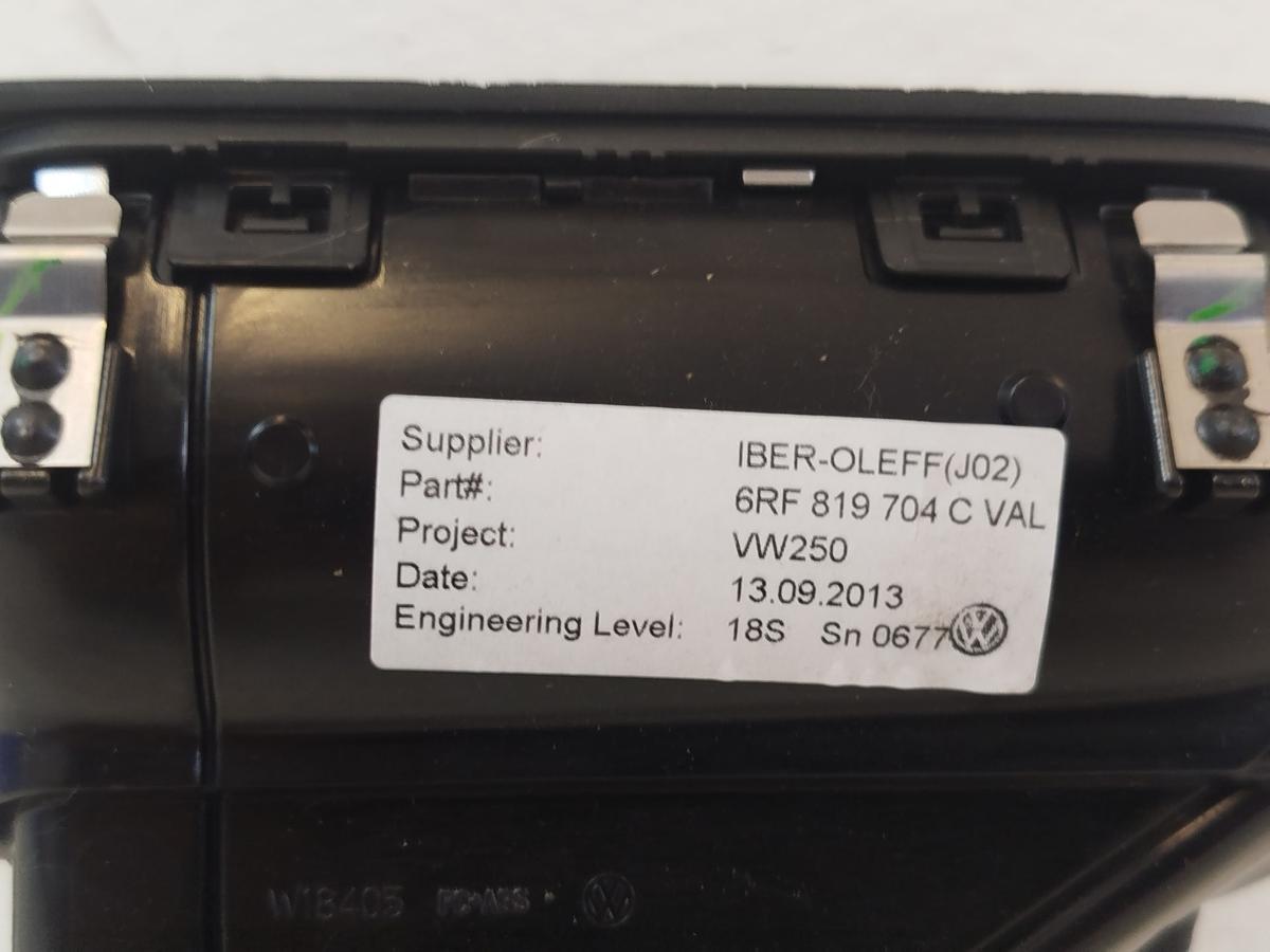 VW Polo 6R Luftd&uuml;se au&szlig;en rechts Luftdusche Ausstr&ouml;mer OEM