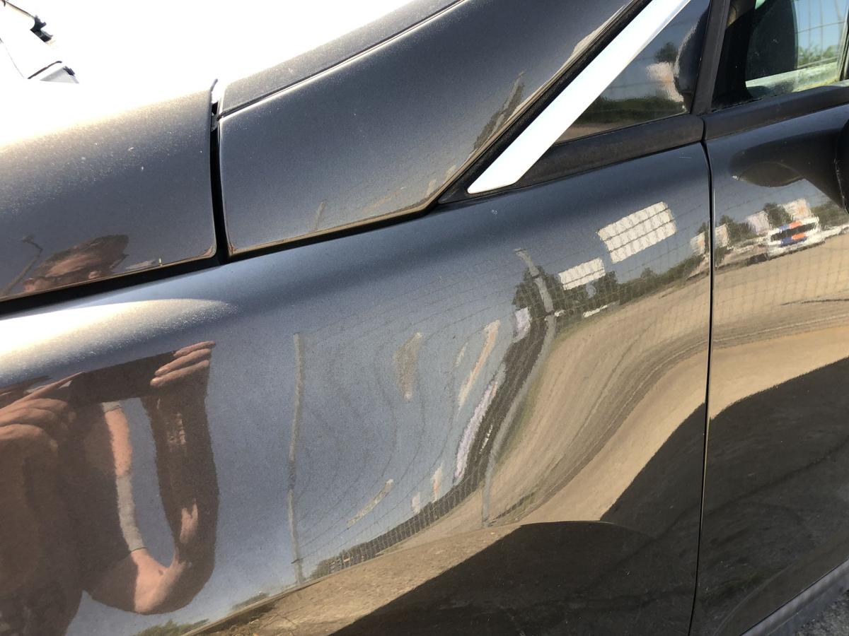 Peugeot 3008 I Typ 0U Kotflügel vorn links Fahrerseite Plastik KDK Hickory Braun