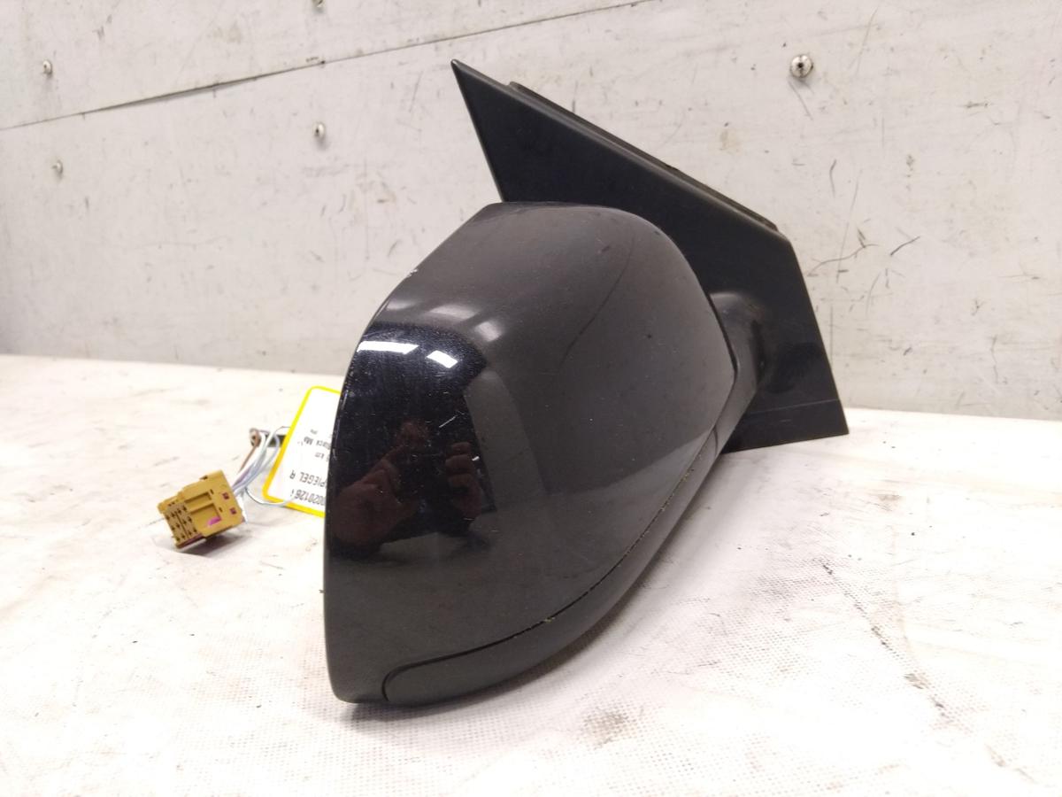 VW Polo 9N1 orig Au&szlig;enspiegel rechts elektrisch beheizt BJ2001 LC9Z Black Magic