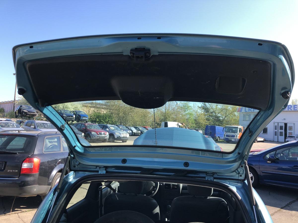 Renault Clio II 2 Campus Heckklappe mit Heckscheibe TEF47 Blau Cyclade