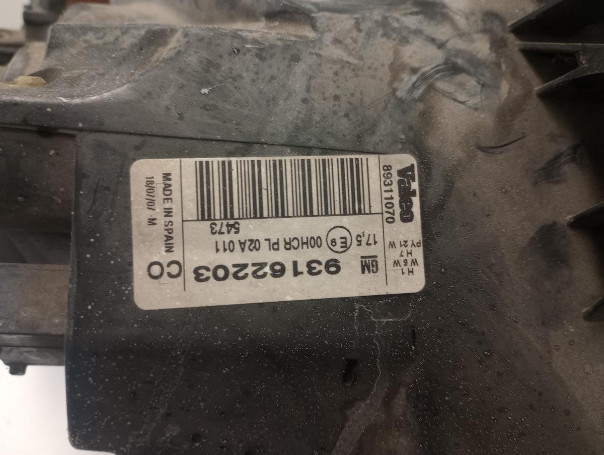 Opel Tigra Twin Top orig Scheinwerfer links Halogen Bj 2005