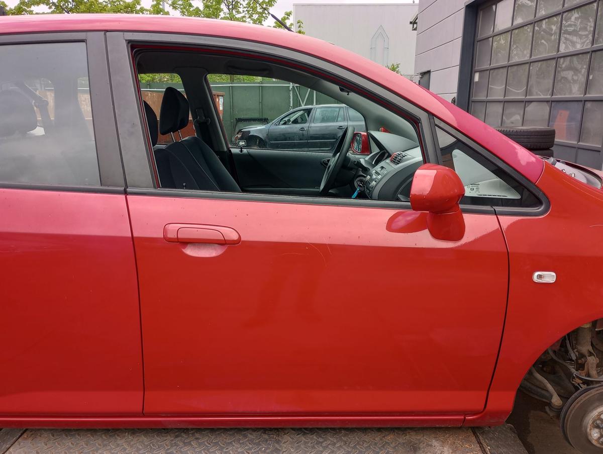 Honda Jazz GE orig Tür vorn rechts Beifahrertür R81 Rot Bj 2008