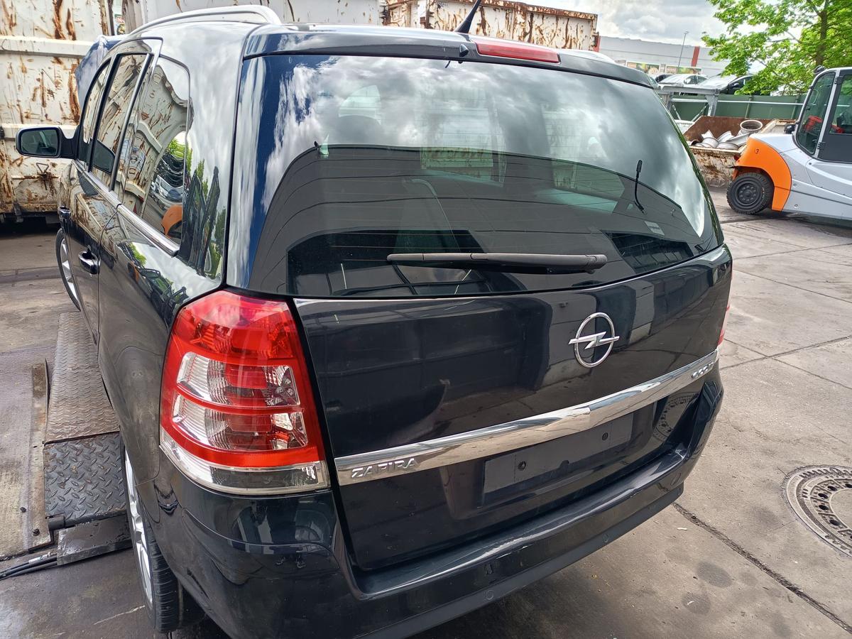 Opel Zafira B original Heckklappe mit Scheibe Z20R Saphirschwarz Bj 2011