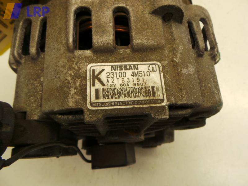 Nissan Primera P11 BJ2000 original Lichtmaschine Generator A2TB3191 MITSUBISHI 1.8 84kw QG18 80A