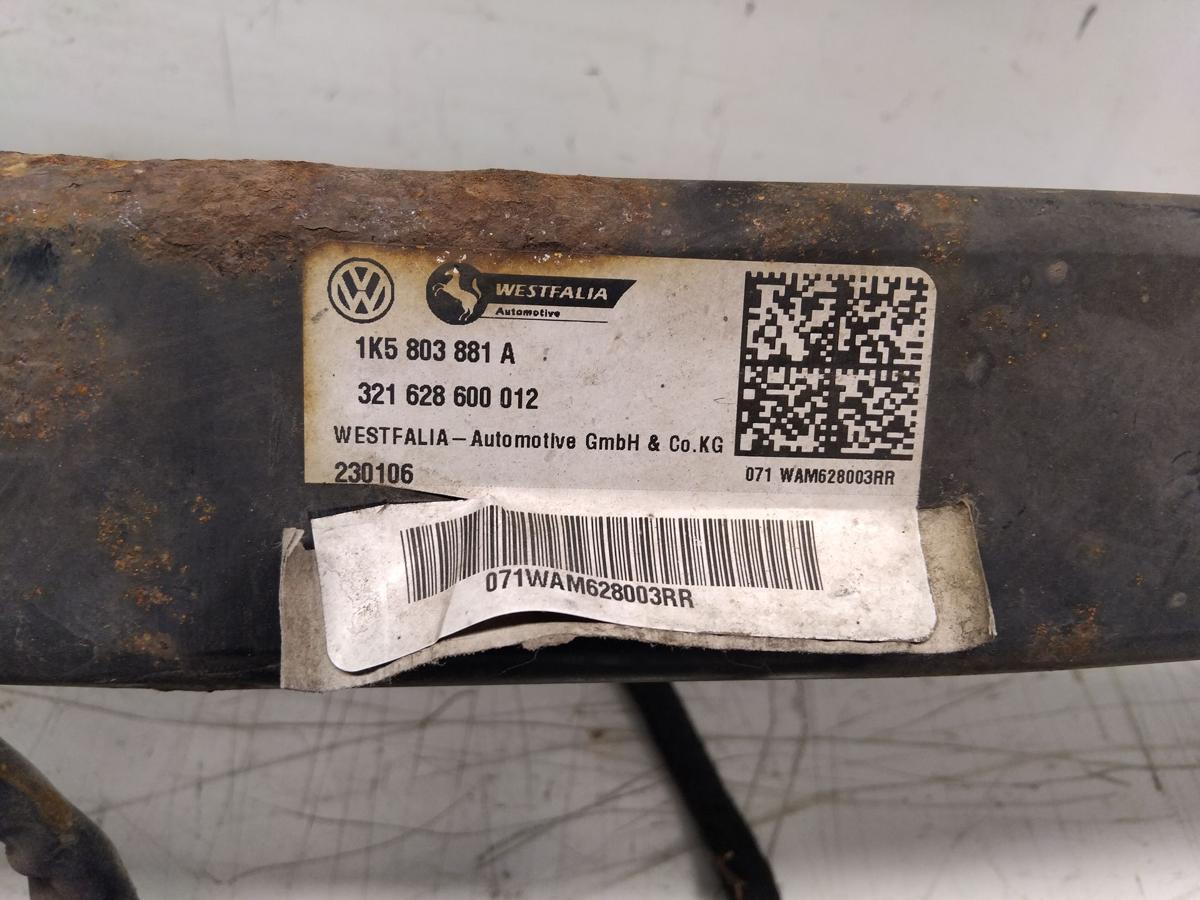 VW Jetta V 1K2 original Anh&auml;ngerkupplung mit abnehmbaren Kopf ohne E-Satz BJ2006