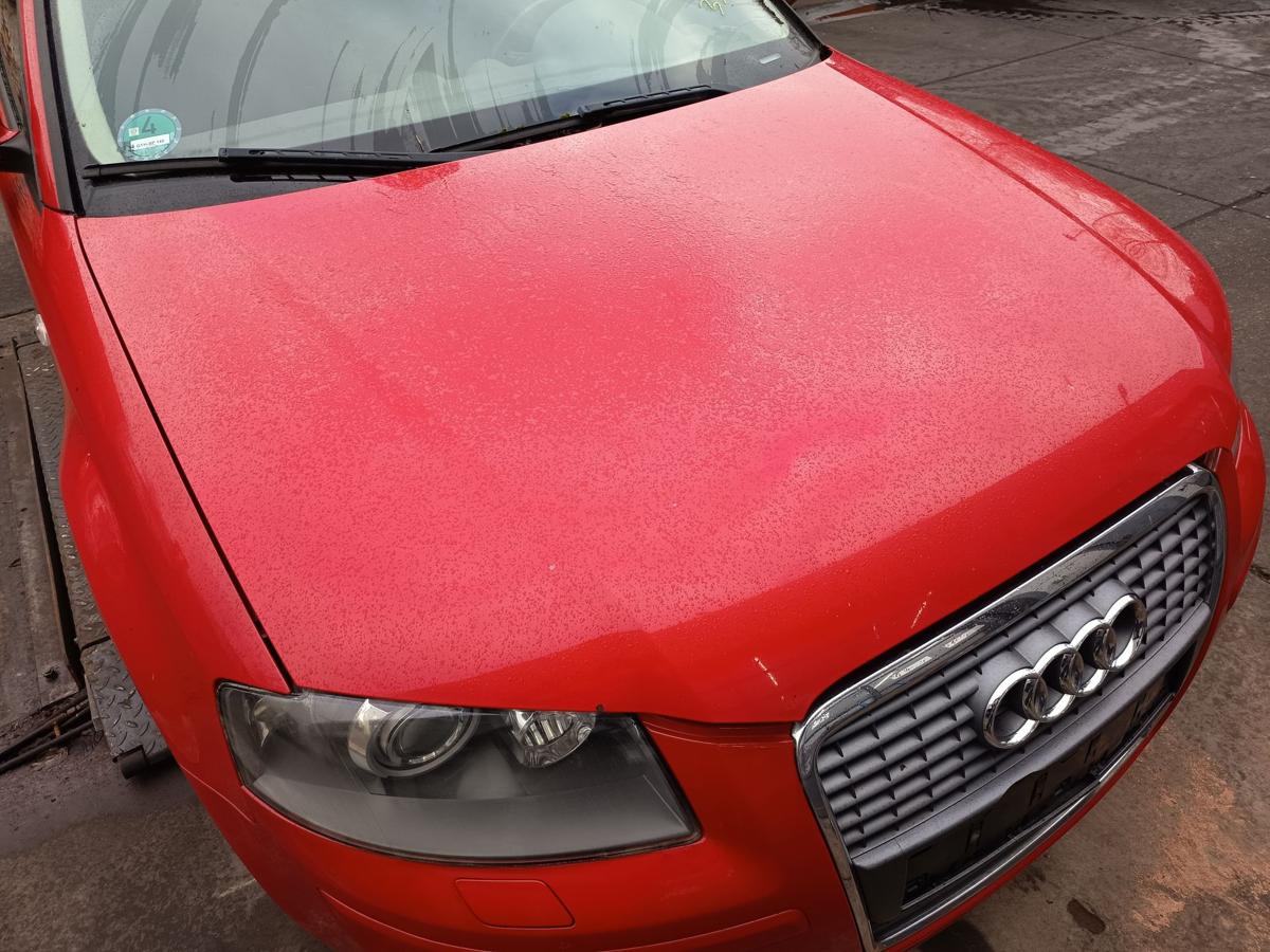 Audi A3 8PA original Motorhaube Klappe Deckel vorn Front Y3J Brillantrot Bj 2005