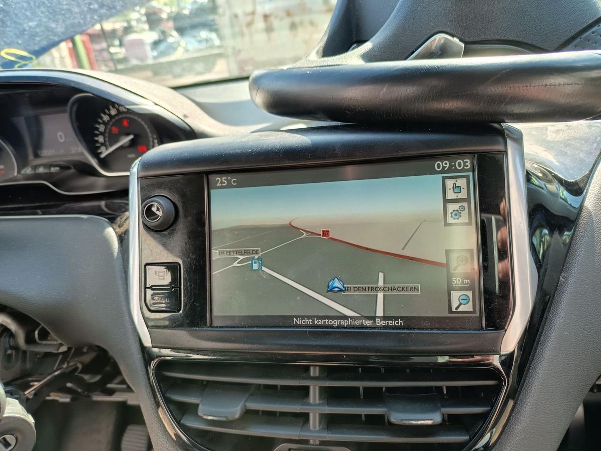 Peugeot 208 I orig Display Bildschirm Navi Radio Touchpad Bj 2012
