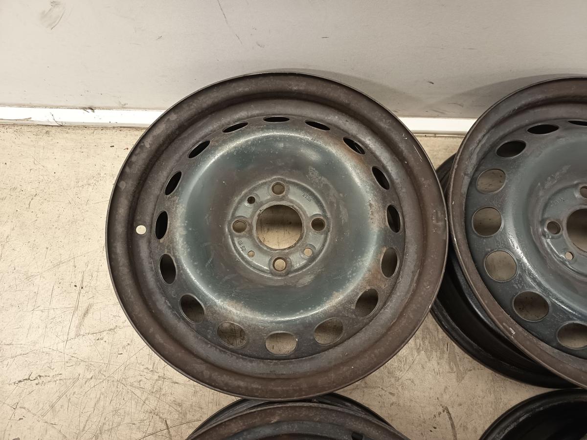 Ford KA RU8 Satz Stahlfelgen 5,5Jx14 ET35 Bj 2010 1,2L 51KW