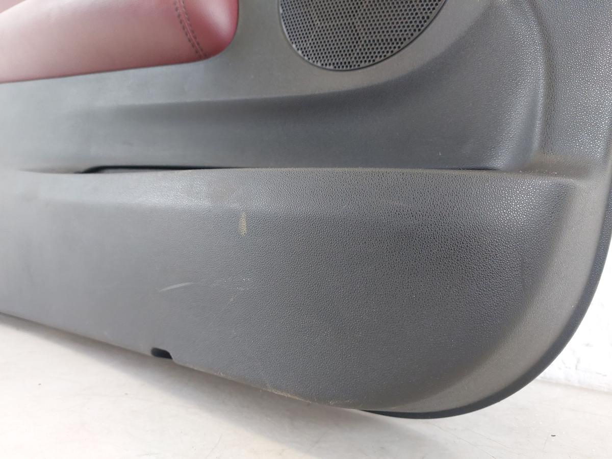 Citroen DS3 Sport Chic T&uuml;rverkleidung vorn links Fahrert&uuml;r Leder weinrot