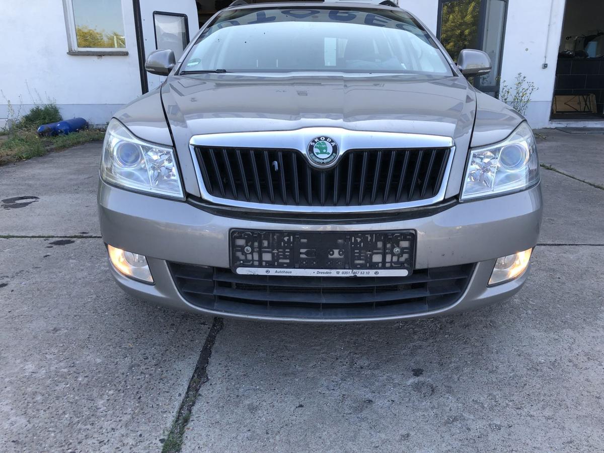 Skoda Octavia 1Z ab09 Sto&szlig;f&auml;nger vorn Frontsch&uuml;rze Nebel Tagfahrlicht LF8H