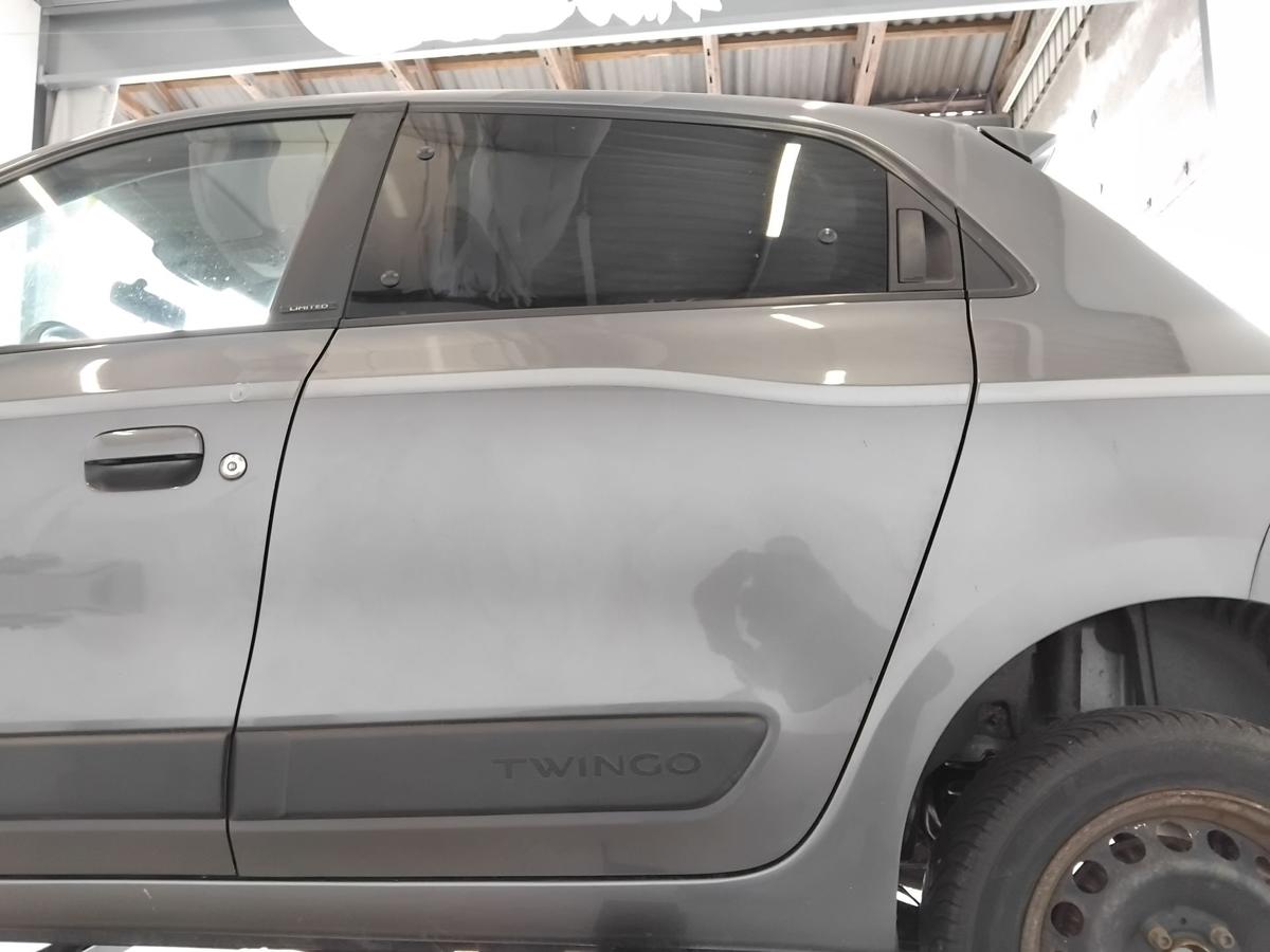 Renault Twingo 3 T&uuml;r hinten links TEKPE Gris Lunaire Metallic BJ2018
