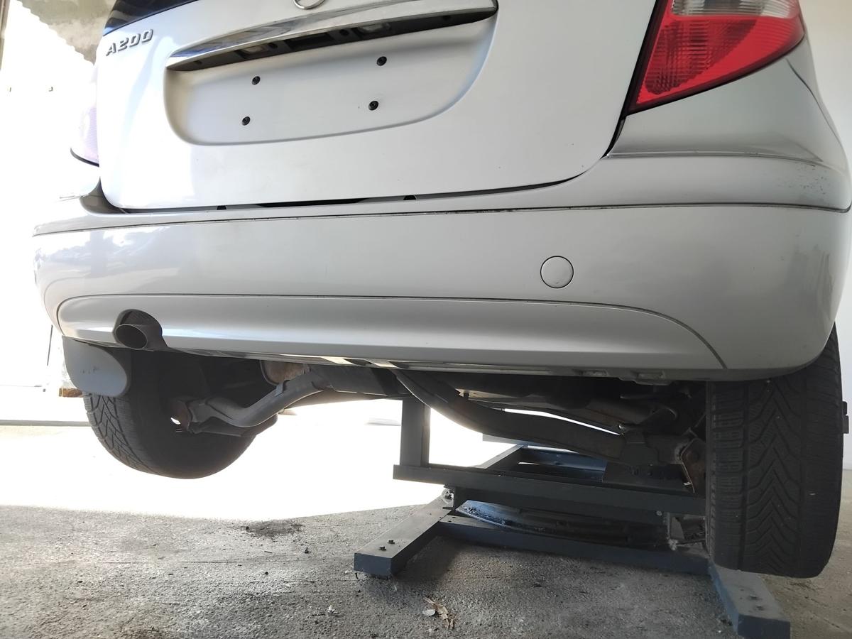 Mercedes A-Klasse W169 original Stoßfänger Stoßstange hinten Elegance BJ2005 761 polarsilbermetallic