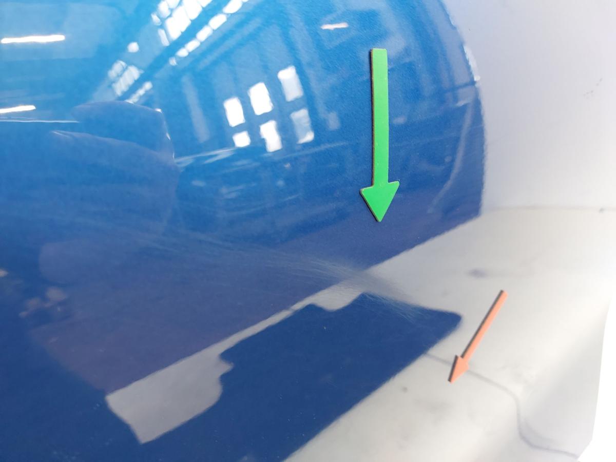 Smart #1 HX11 Pulse Tür vorn links Fahrertür im Rohbau Quantum Blue