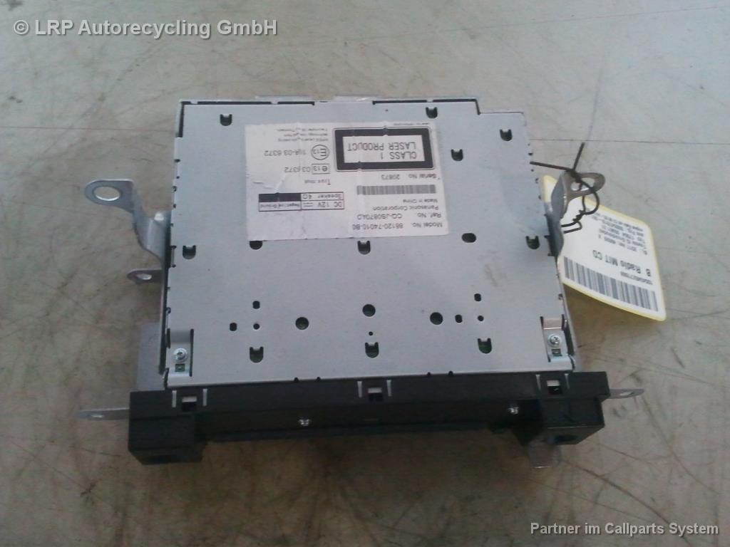 Toyota IQ BJ2011 original Radio mit CD 86120-74010-B0