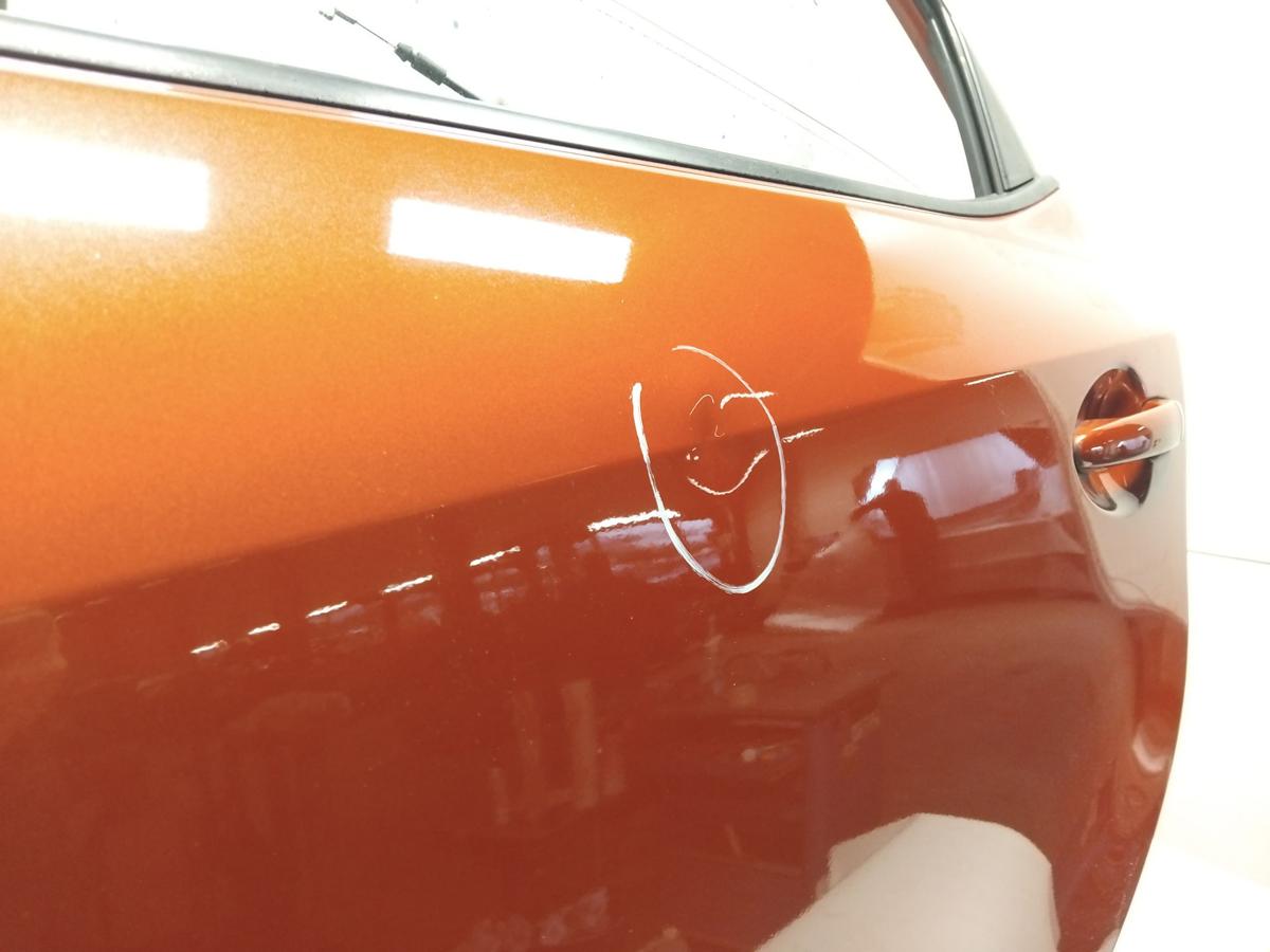 Mazda 2 DE original T&uuml;r hinten links rot 5t&uuml;rig BJ2007