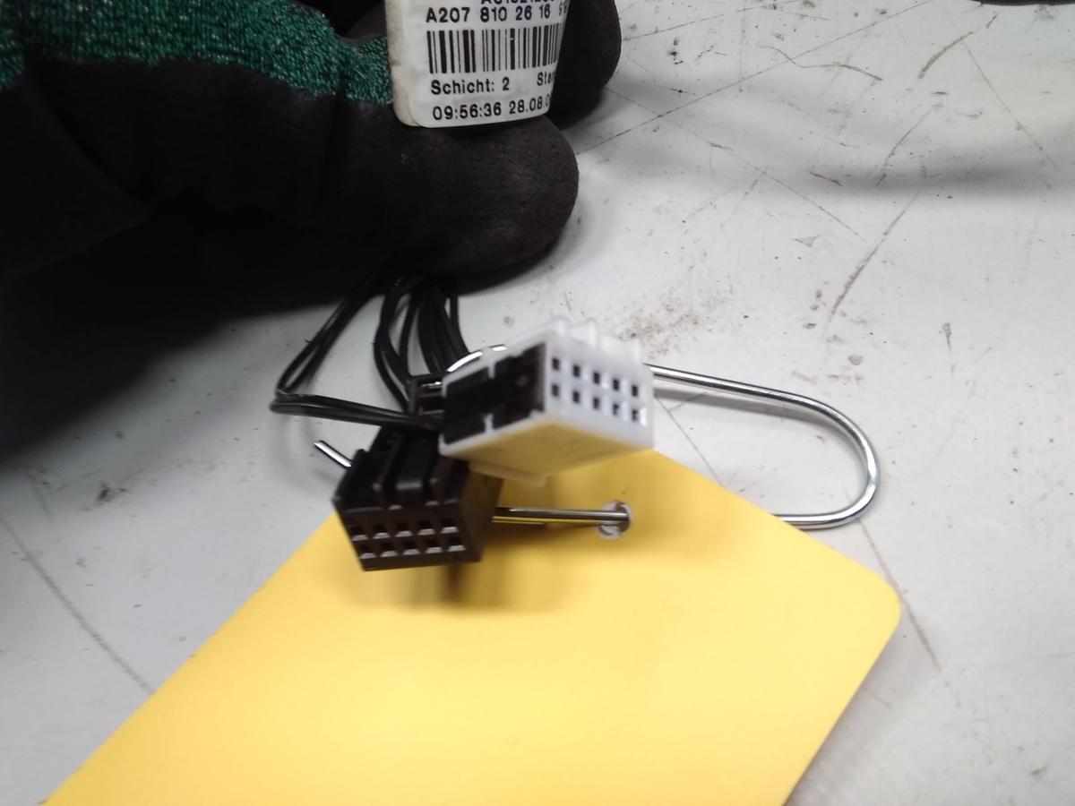 Mercedes E-Klasse Coupe C207 original Au&szlig;enspiegel rechts RHD 9+2 Pin Bj.2009