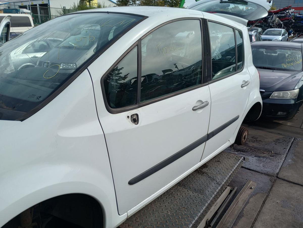 Renault Modus original Tür vorn links Fahrer OV369 Arktisweiss Bj 2006