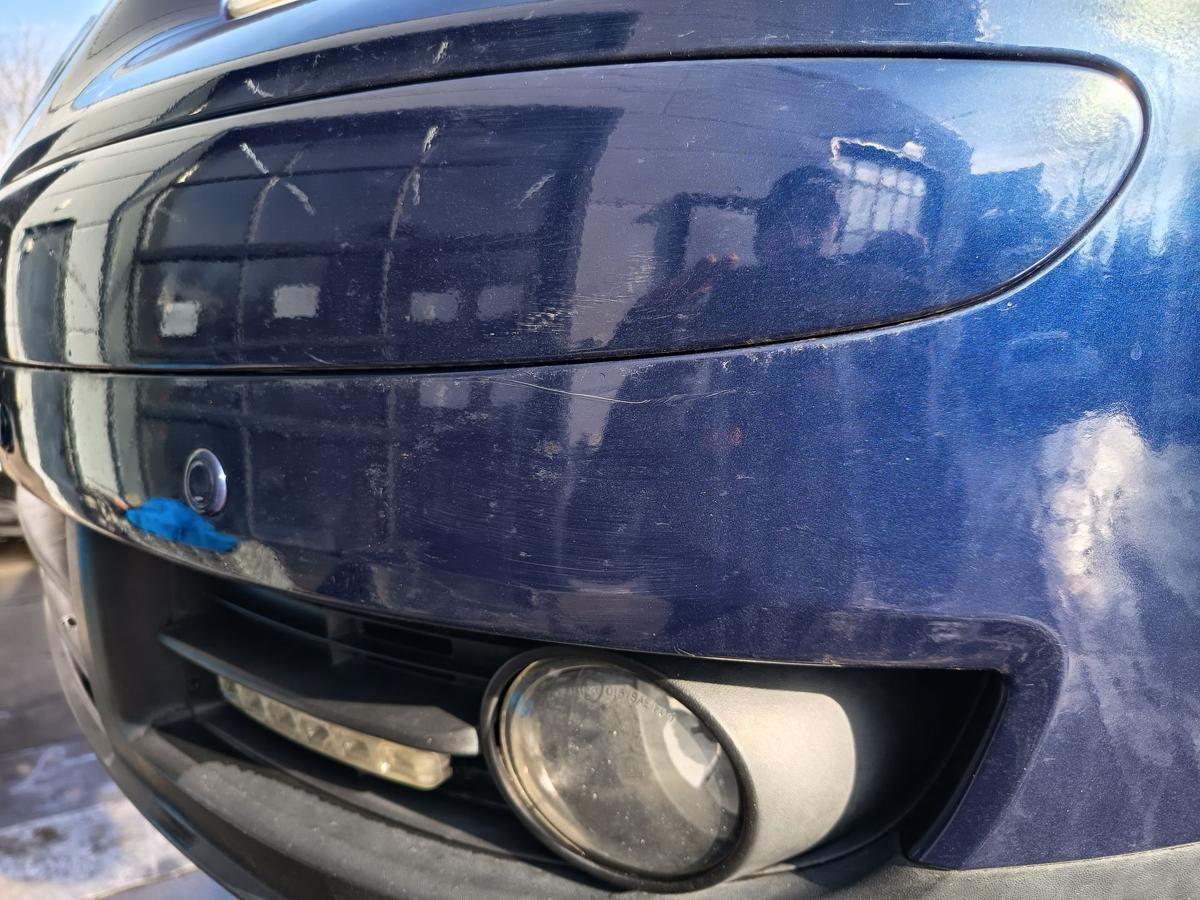 VW Touran 1T original Sto&szlig;stange F&auml;nger vorn/Front B5N Indigoblau Bj 2006