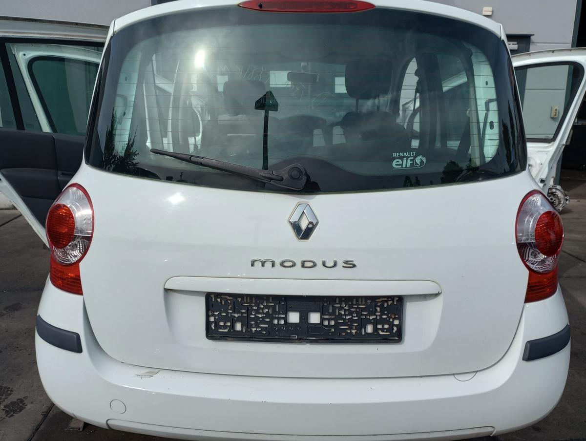 Renault Modus original Heckklappe mit Scheibe (Roh) OV369 Arktisweiss Bj 2006