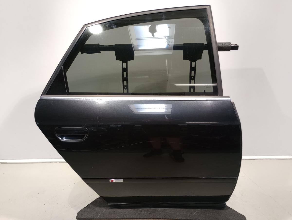 Audi A6 4B Limo original T&uuml;r hinten rechts Fond Z9W Ebonyschwarz Bj 2000