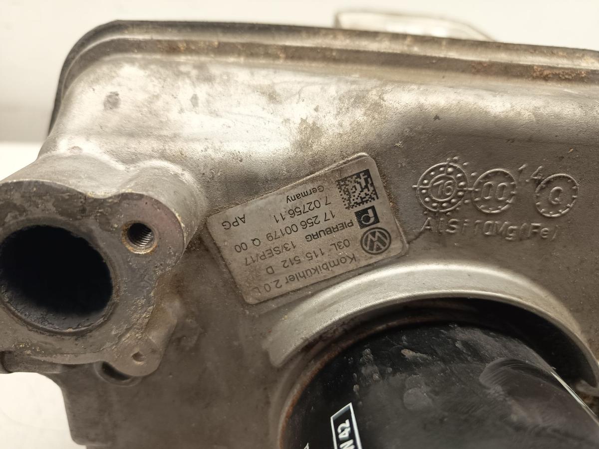 VW T5 original AGR Ventil Abgask&uuml;hler 2.0 BiTDI CFCA 03L115512D Bj 2010