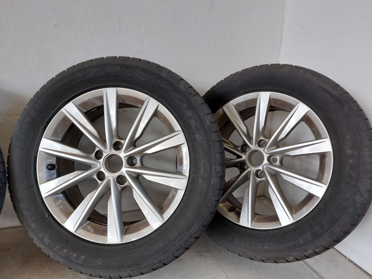 VW Tiguan 5N ab 2011 Radsatz 17 Zoll Alufelgen Sommerreifen Komplettradsatz OE