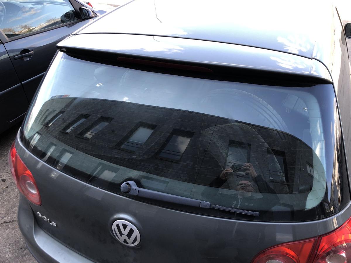VW Golf 5 V 1K Heckklappe mit Heckscheibe Kofferklappe Heckdeckel LA6Q Sagegreen
