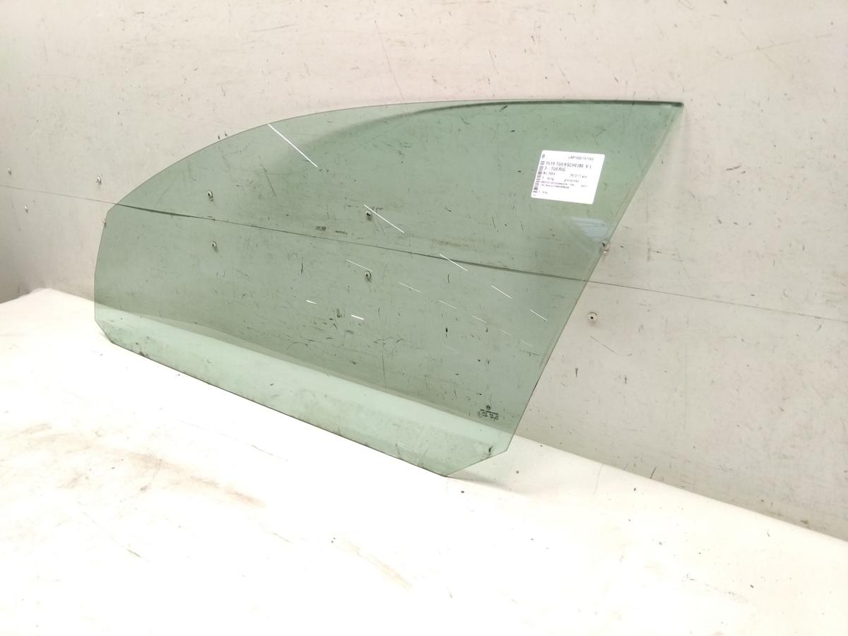 VW Golf 5 1K original T&uuml;rscheibe vorn links 3-t&uuml;rig gr&uuml;ncolor BJ2004