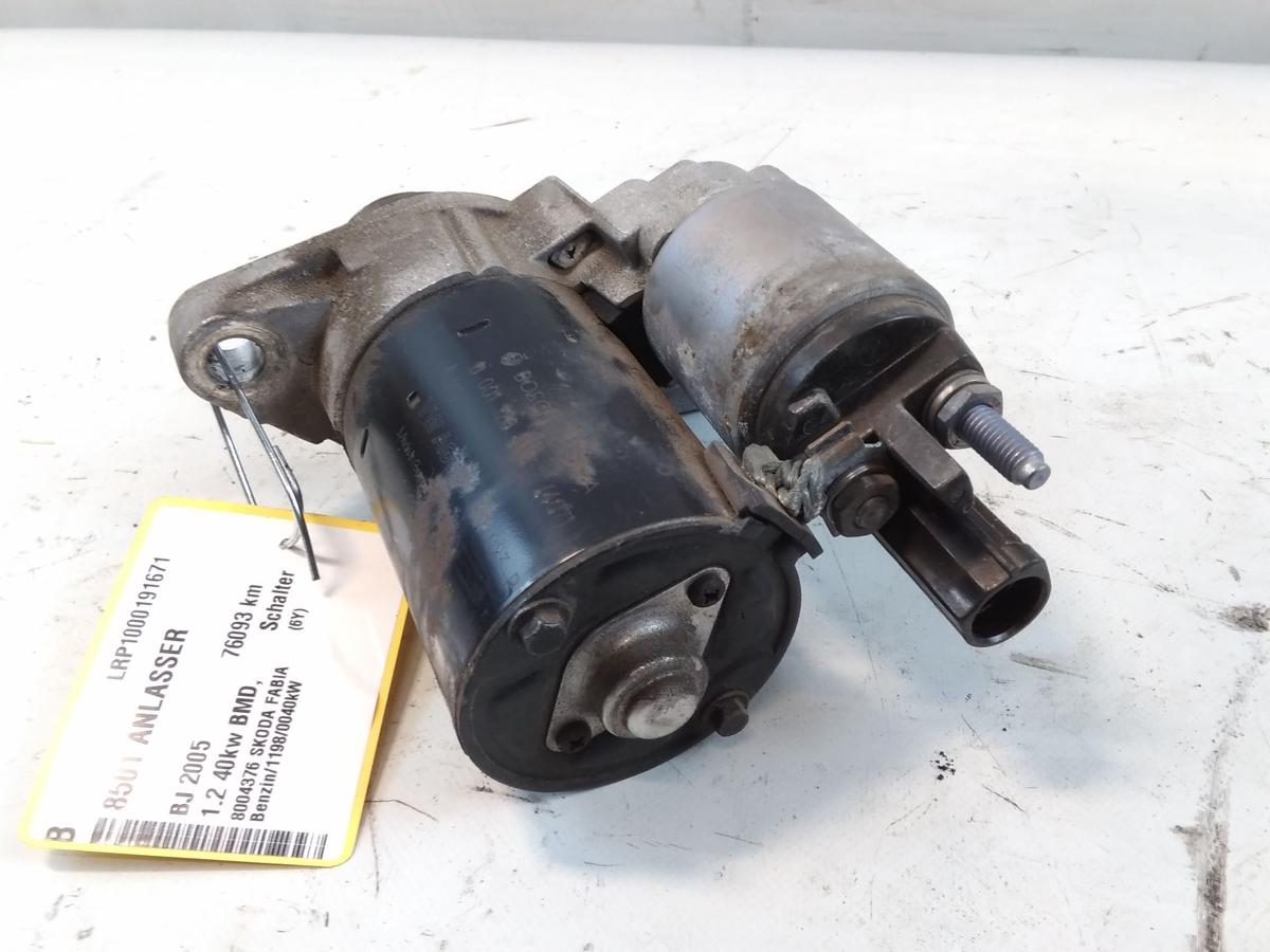 Skoda Fabia 1 6Y original Anlasser Starter 1.2 40kw BMD Bj.2005