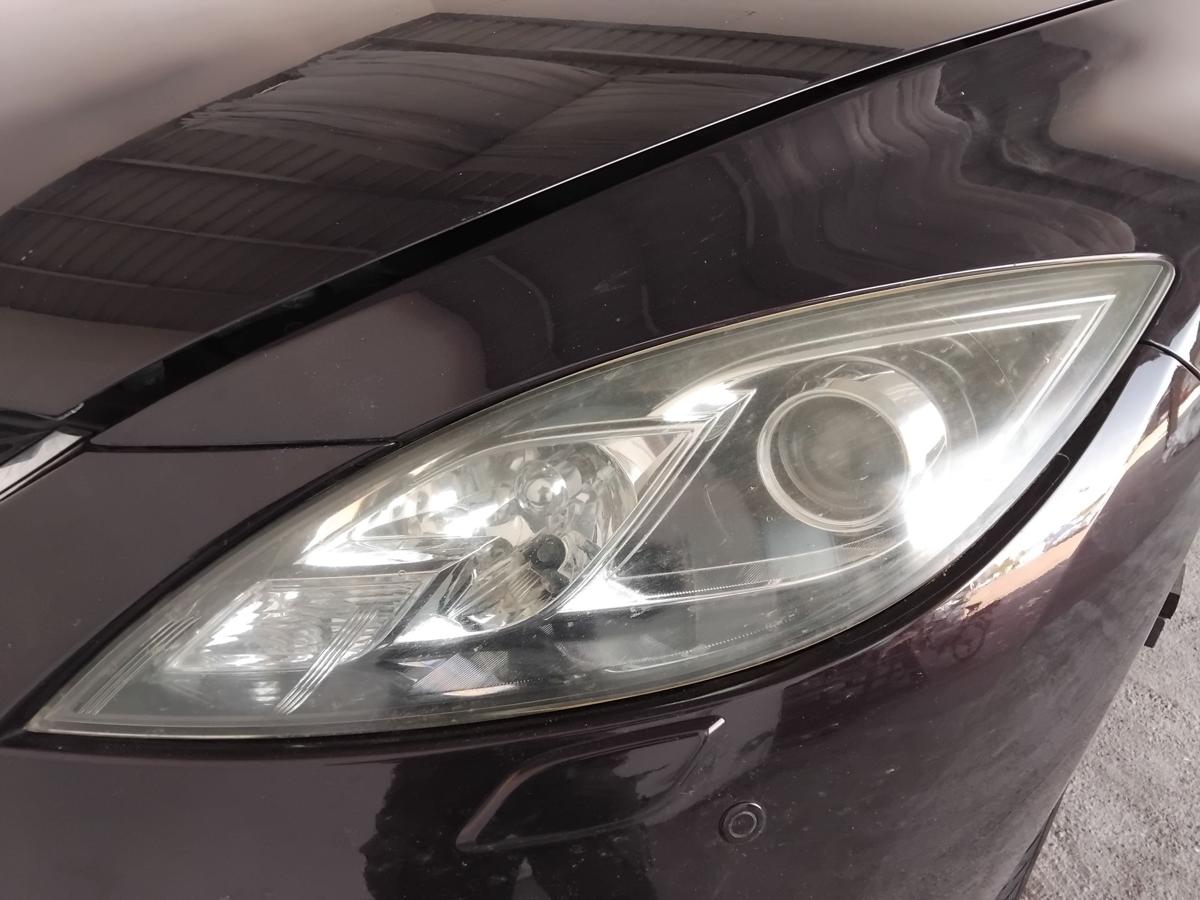 Mazda 6 II GH original Xenon Scheinwerfer links vergilbt BJ2010 mit Steuerger&auml;t
