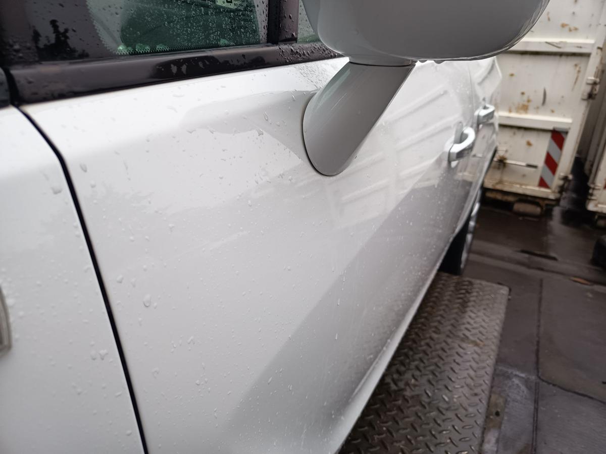 Opel Meriva B original T&uuml;r vorn links Fahrer Rohbau Z474 Casablancawei&szlig; Bj 2013