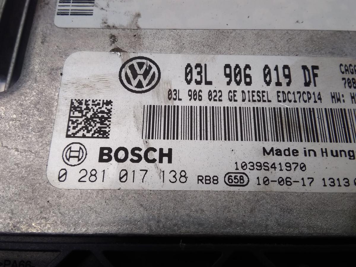 Seat Exeo ST 3R Motorsteuerger&auml;t 2.0TDI 105kw CAGA Bj.2010 03L906019DF