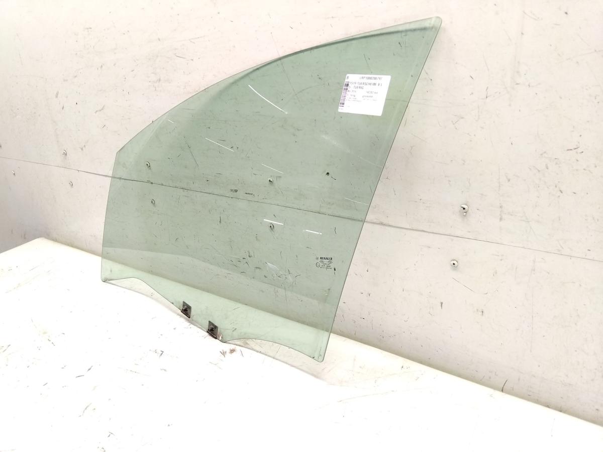 Renault Clio IV X98 original T&uuml;rscheibe vorn links 5-t&uuml;rig gr&uuml;ncolor BJ2016