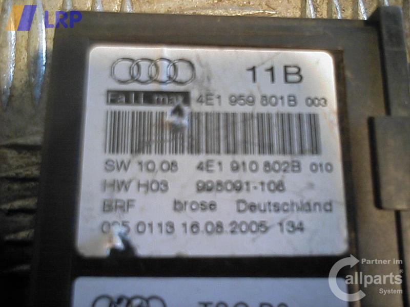 Audi A8 Motor Fensterheber vorn links 4E1959801B BJ2005