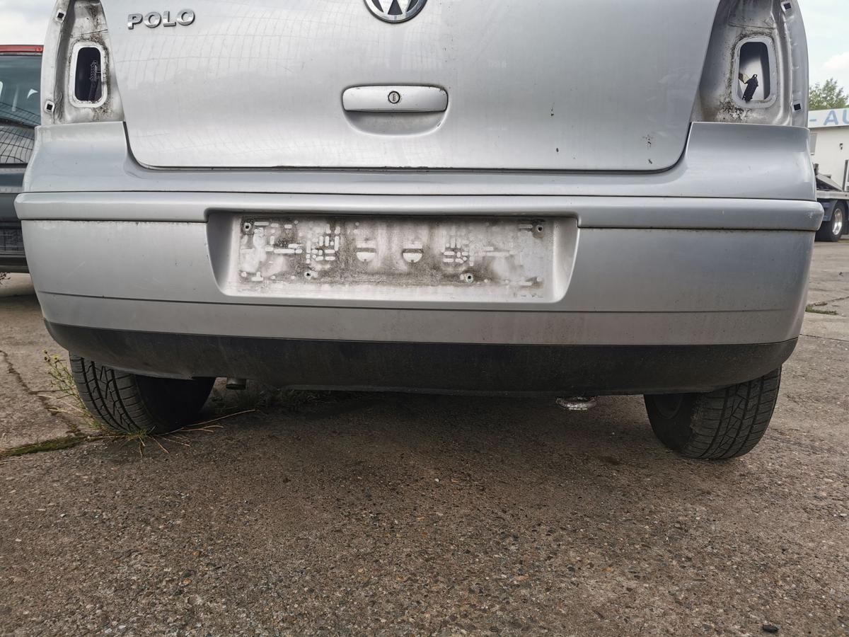 VW Polo 9N1 Stossstange Stossfänger Bumper hinten LA7W Reflexsilber Metallic