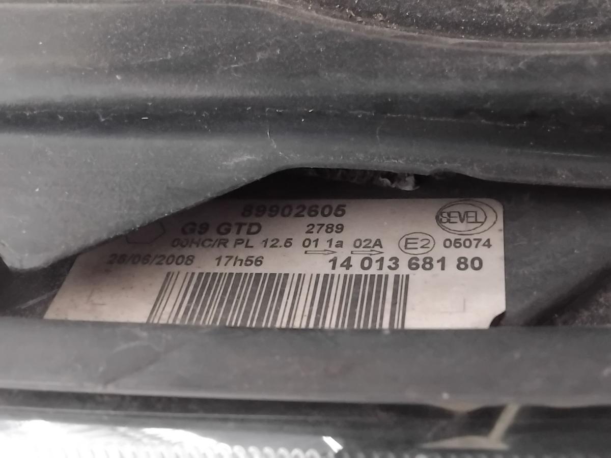 Citroen Jumpy III original Scheinwerfer links Halogen mit LWR BJ2008 1401368180