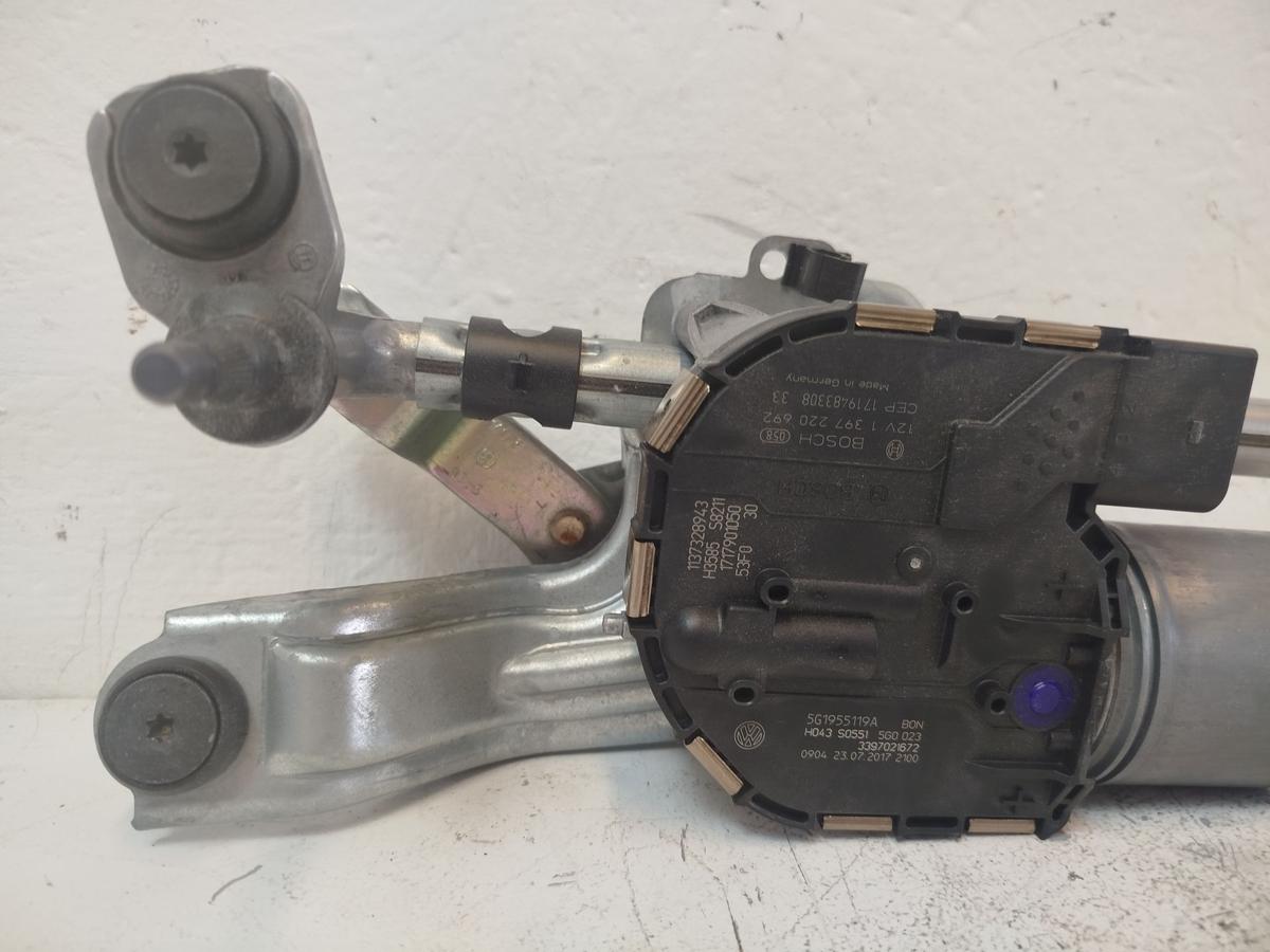 VW Golf VII 7 5G Wischergestänge Wischermotor Wischeranlage vorn Bosch mit Motor