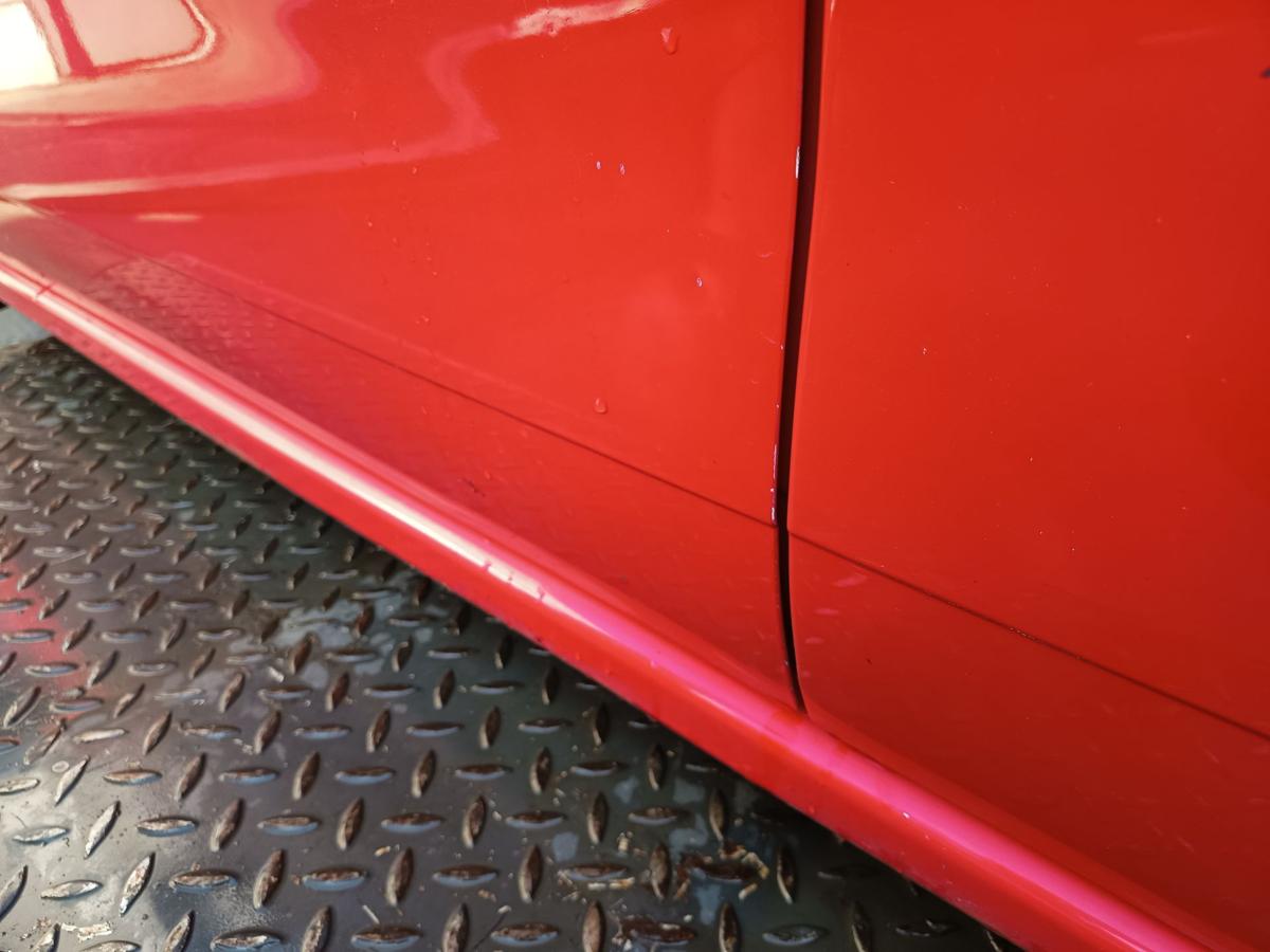 Dacia Sandero 1 BS original Tür vorn links Fahrer OV21D Red Passion Bj 2009